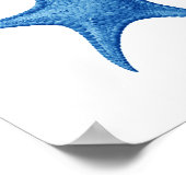 Blue Starfish no 3 décoration murale (Coin)