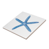 Blue Starfish Tegeltje (Zijkant)