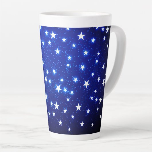 Blue Stargazer Latte Mok (Rechterhoek)