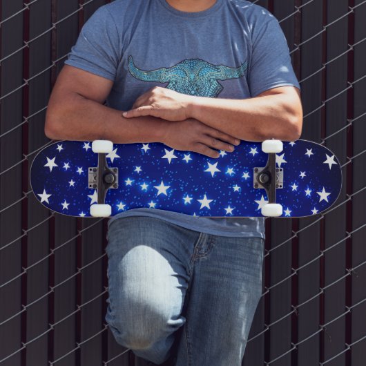Blue Stargazer Skateboard (Buiten 3)