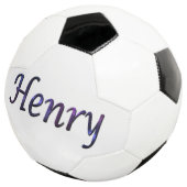 Blue Starry Henry Nom, Soccerball (3/4)