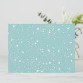Blue Stars baby shower Kaart (Staand voorkant)