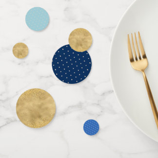 Blue Stars Kerstfeest Confetti