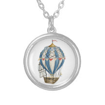 Blue Steampunk Hot Air ballon