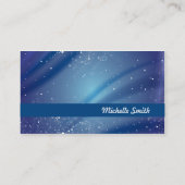 Blue Sterrennacht Monogram Visitekaartje (Achterkant)