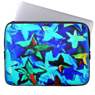 Blue Sterrennacht Sky. Bestel nu Laptop Sleeve