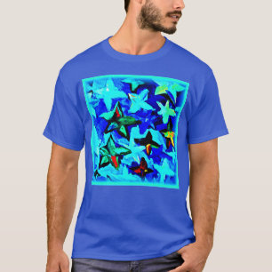 Blue Sterrennacht Sky. Bestel nu T-shirt