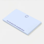 Blue Stethoscope Personnaliser les notes post-it (Incliné)