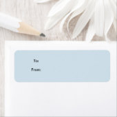 Blue Sticker Gift Label (Insitu)