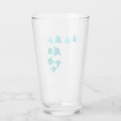 Blue Stingrays Glas (Achterkant)