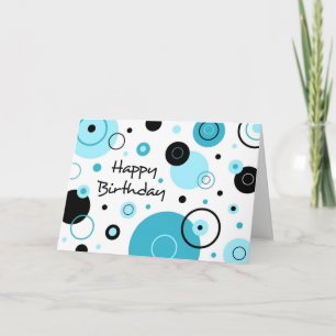 Blue Stippen Business van Group Birthday Card Kaart