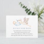 Blue Stork Boeken voor Baby insert kaart (Staand voorkant)