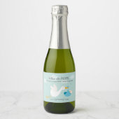 Blue Stork Bundle Pop It Mini Sparkling Wijnetiket (Voorkant)