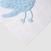 Blue Stork Delivering Boy Tissuepapier (Detail)