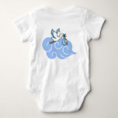 Blue STORKS  Romper (Achterkant)
