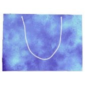 Blue Storm Cloud Effect Gift Bag Groot Cadeauzakje (Achterkant)