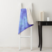 Blue Storm Cloud Effect Sherpa Blanket Deken (In situ)