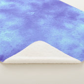 Blue Storm Cloud Effect Sherpa Blanket Sherpa Deken (3/4)