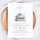 Blue Storybook Baby shower Invitation Garçon