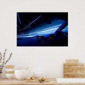 Blue Streak Poster (Keuken)