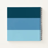 Blue Stripe Letters to My Son Keepomwille Journal Notitieboek (Achterkant)