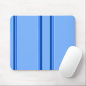 Blue Stripe Mousepad Muismat (Met muis)