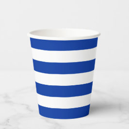 Blue Stripe Paper Cup Papieren Bekers