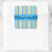 Blue Stripe Personal Gift Stickers (Tas)
