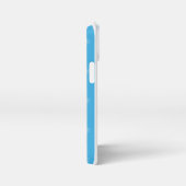 Blue Stripe Snowflake Seamless Winter Pattern iPhone Hoesje (Rechterkant)