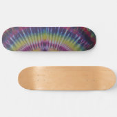 Blue Stripe Tie Dye Skateboard (Horizontaal)