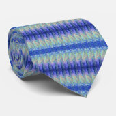 Blue Striped Stropdas (Opgerold)