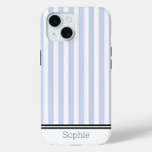 Blue Stripes Custom Samsung Case-Mate iPhone Case (Achterkant)