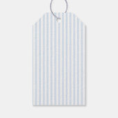  Blue Stripes Lemonade Birthday Cadeaulabel (Achterkant)