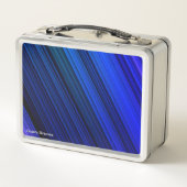 Blue Stripes Lunchbox (Achterkant)