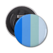 Blue Stripes Maritime Button Flesopener (Voorkant)
