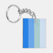 Blue Stripes Maritime Sleutelhanger (Voorkant Links)