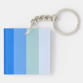 Blue Stripes Maritime Sleutelhanger (Achterkant)