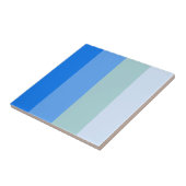 Blue Stripes Maritime Tegeltje (Zijkant)