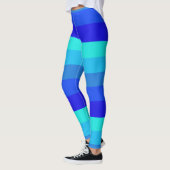 Blue Stripes Pattern Leggings (Links)