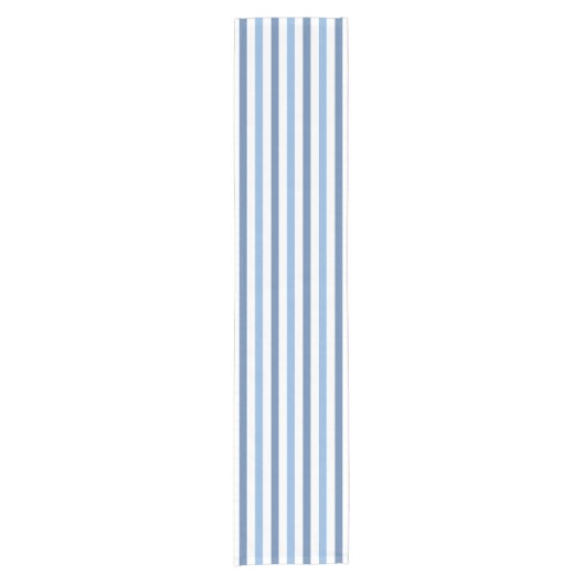 Blue Stripes small Table Runners Korte Tafelloper (Voorkant)