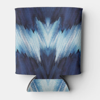 Blue Stroke: Abstracte Waterverf magie Blikjeskoeler