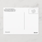 Blue Succulent in Seashell door Succulent Design Briefkaart (Achterkant)