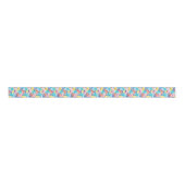 Blue Summer Wild Botanical Garden Grosgrain Lint (Voorkant)