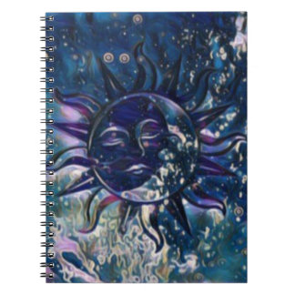 Blue Sun Moon Notitieboek