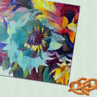 Blue Sunflower Legpuzzel