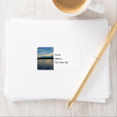 Blue Sunset Lake of Ozarks Label (Insitu)