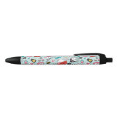 Blue Sushi Personalized Cute Fun Zwarte Inkt Pen (Bovenkant)