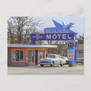 Blue Swallow Motel, Tucumcari, New Mexico Briefkaart