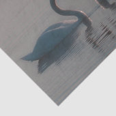 Blue Swans Must Be Love Tissuepapier (Detail)