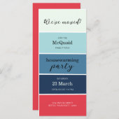 Blue Swatch Warming Party nodigt uit (Voorkant / Achterkant)